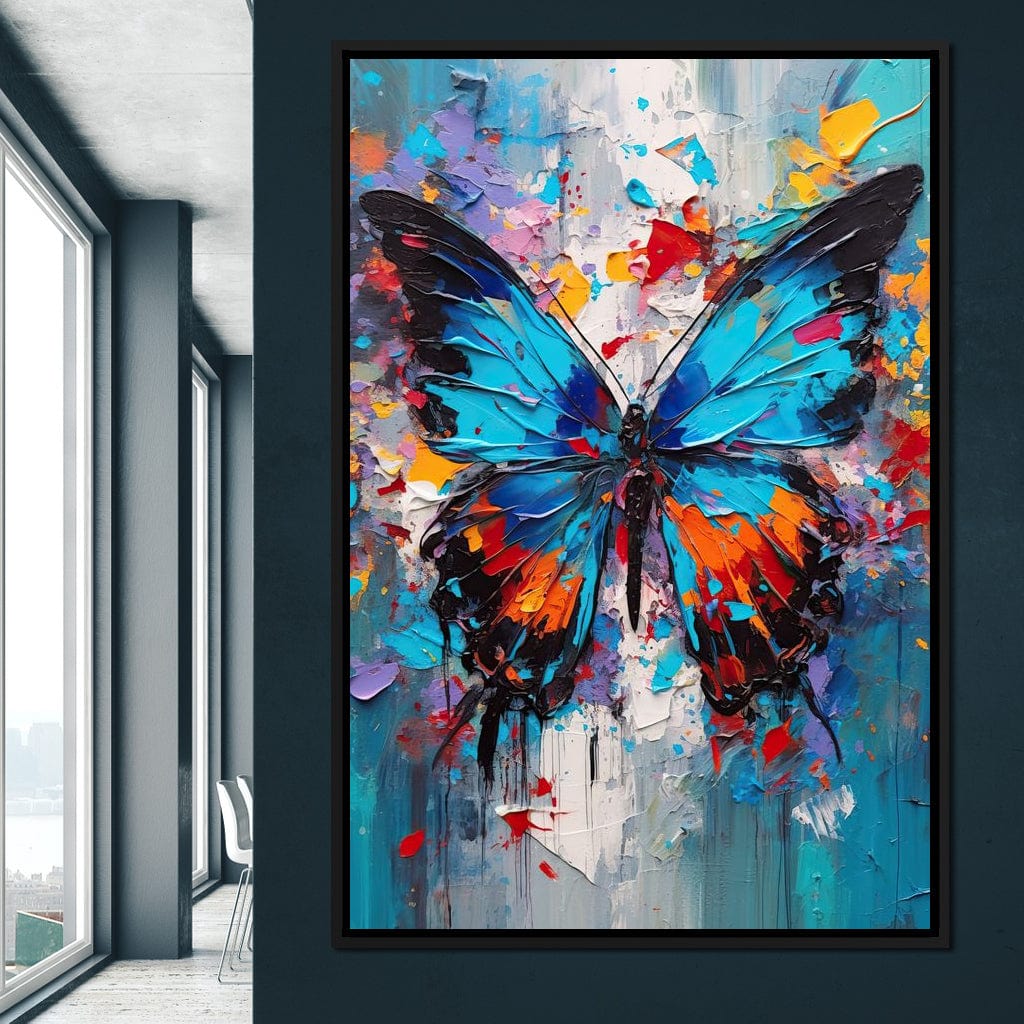 Colorburst Butterflies Canvas Wall Art