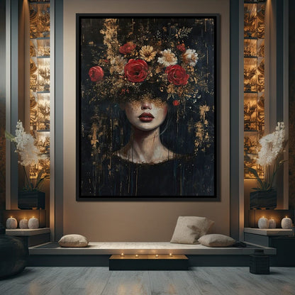 Bloom of the Nightfall Canvas Wall Art