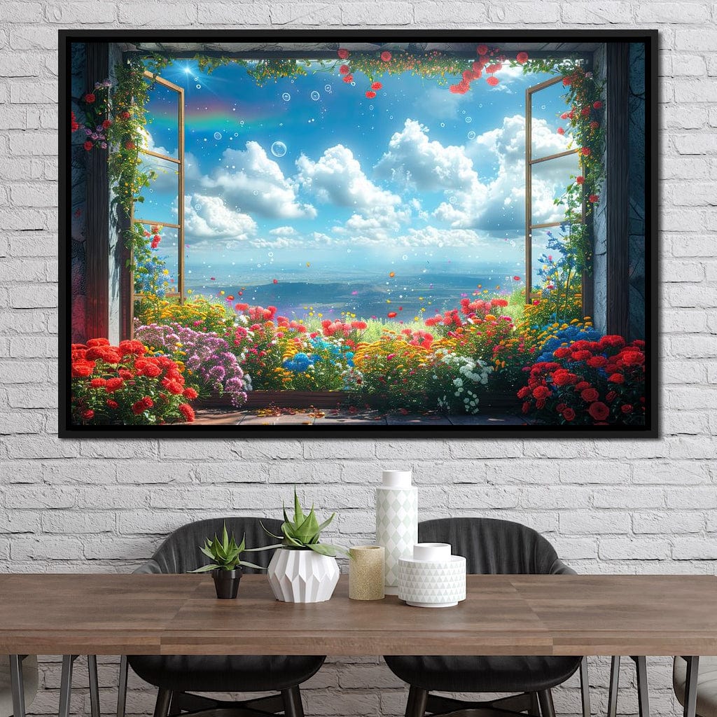 Blossom Breeze Panorama Canvas Wall Art