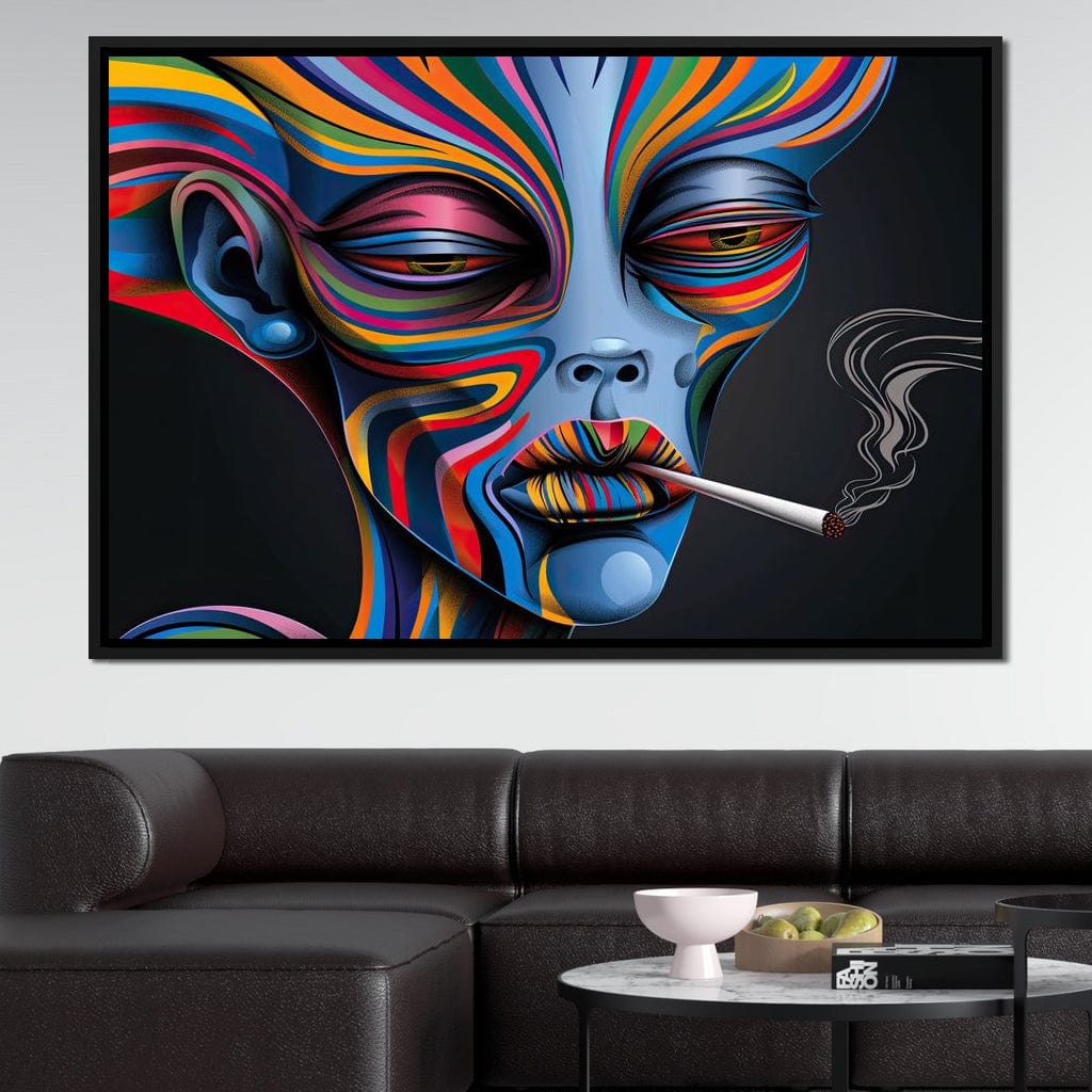 Cosmic Chillwave Canvas Wall Art