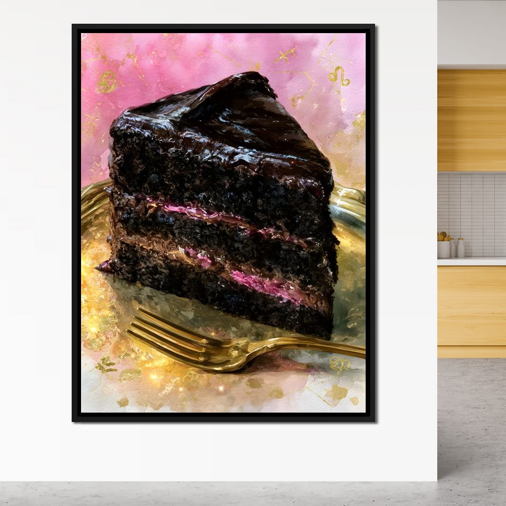 Decadent Slice Of Midnight Canvas Wall Art