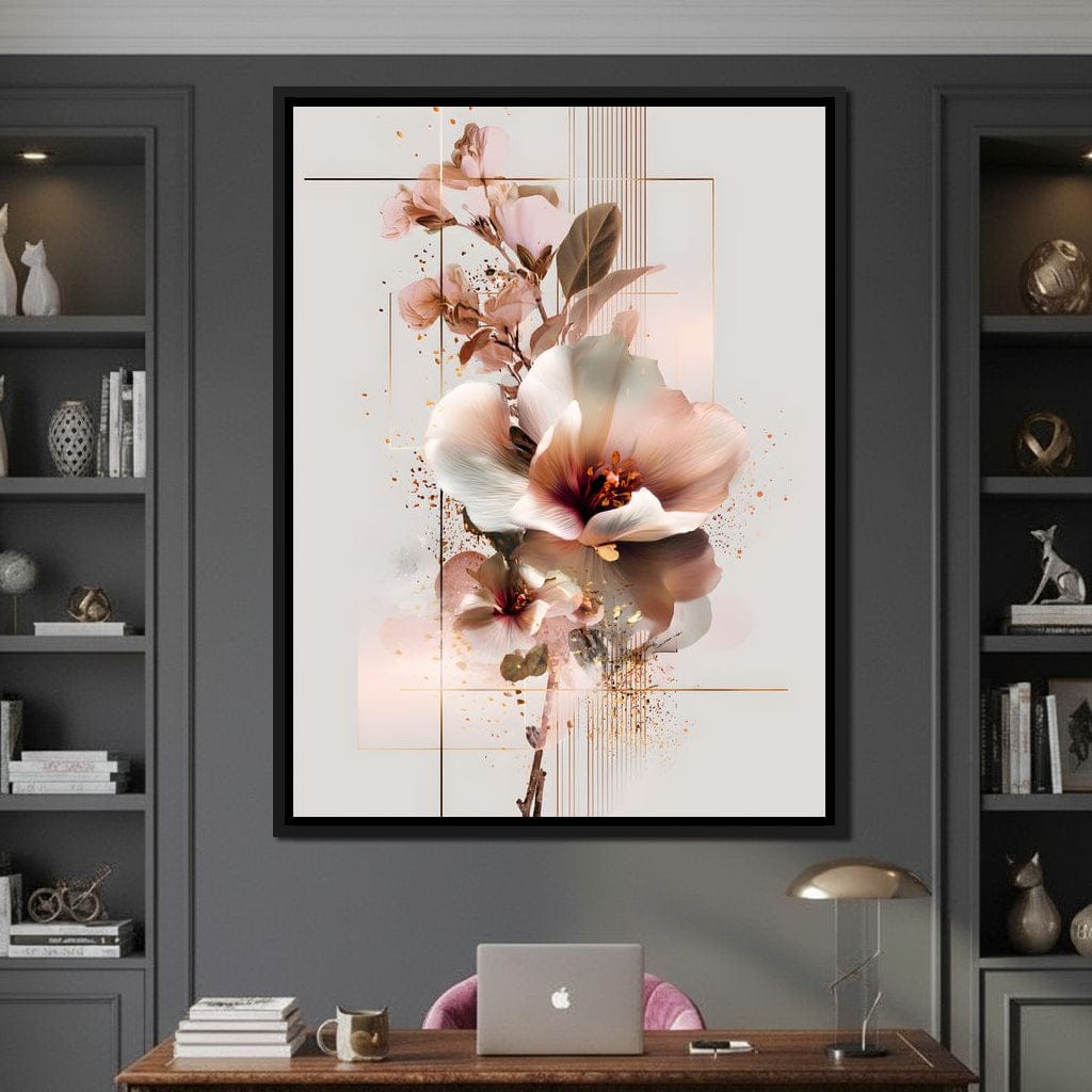 Delicate Petals Radiant Calm Canvas Wall Art