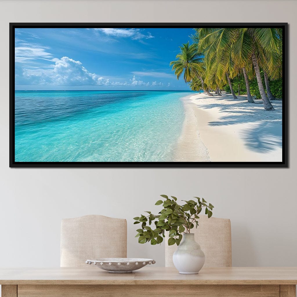 Tropical Shoreline Dreams Canvas Wall Art