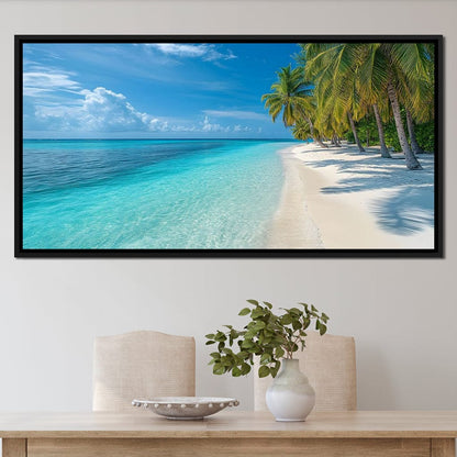 Tropical Shoreline Dreams Canvas Wall Art