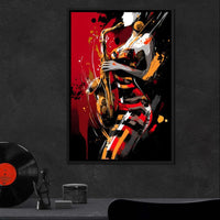 Rhythm Of The Midnight Note Canvas Wall Art