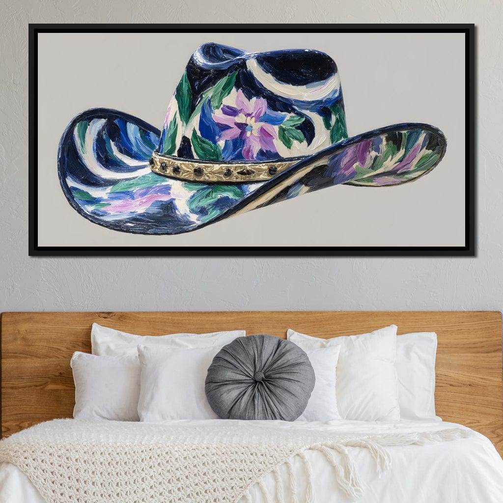 Floral Western Dreamscape Canvas Wall Art