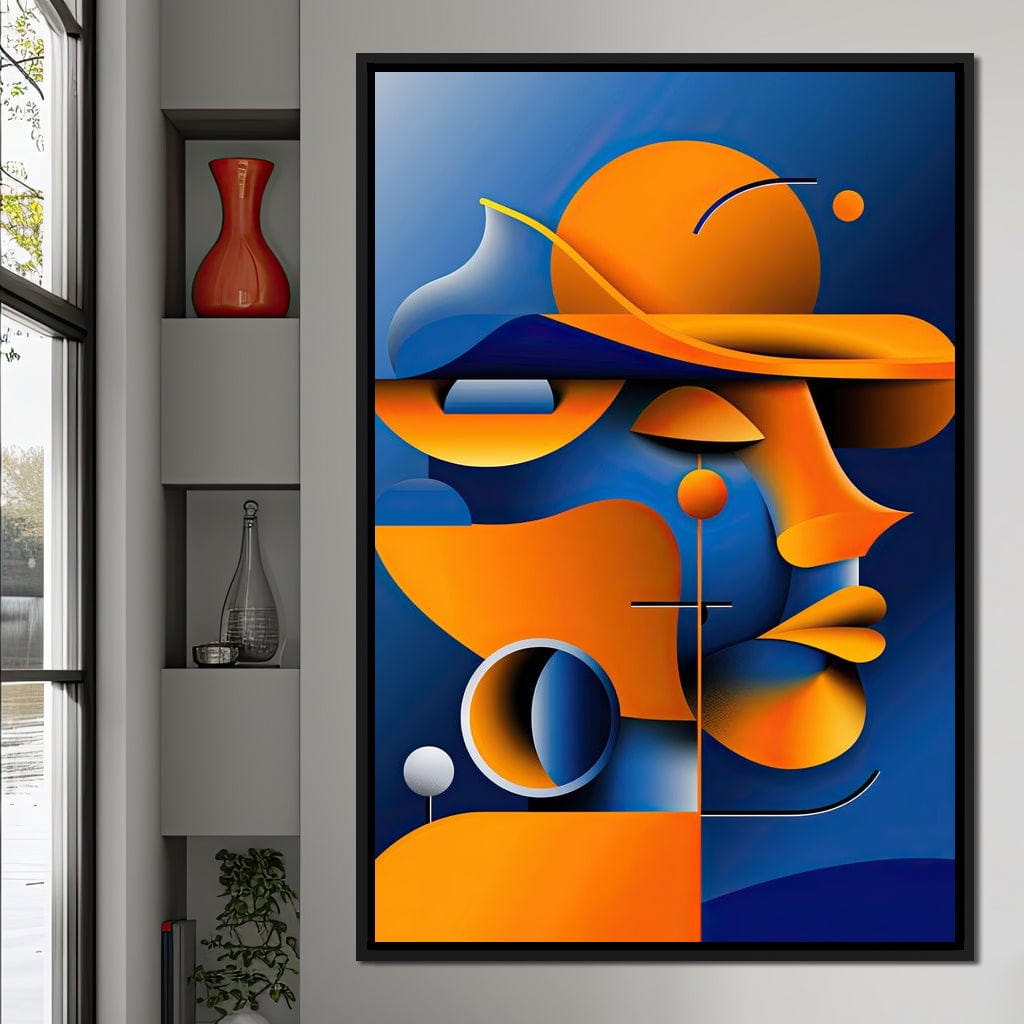 Geometric Muse Canvas Wall Art
