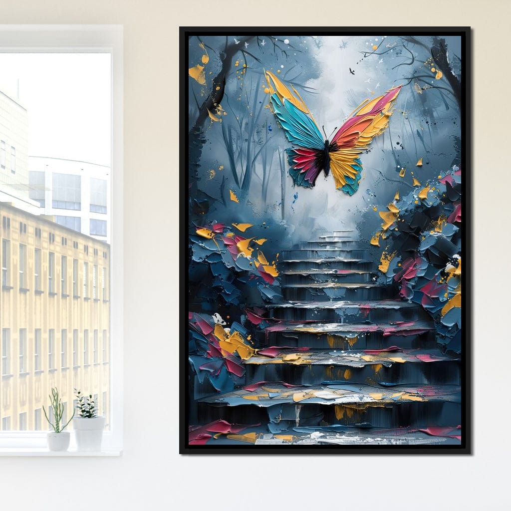 Spectral Flight Ascending Canvas Wall Art