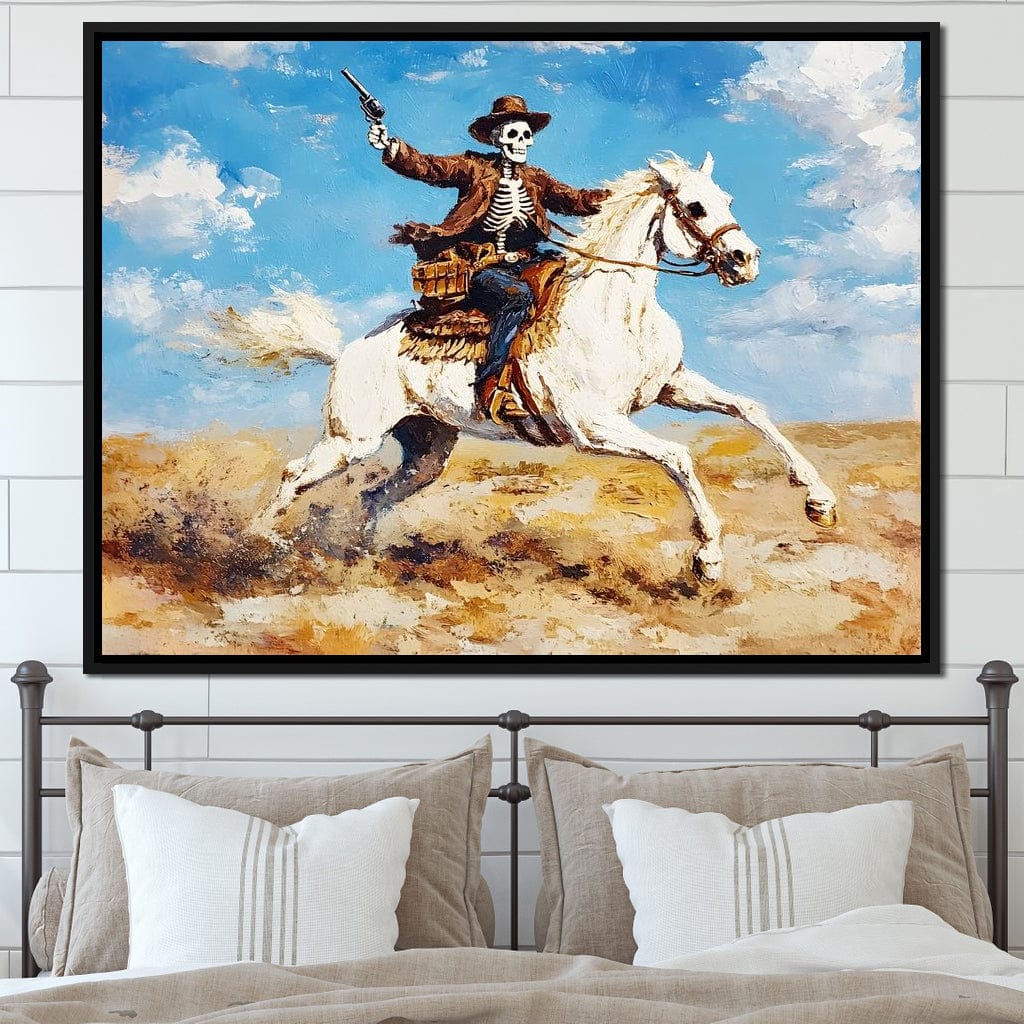 Rider of the Endless Plains Canvas Wall Art