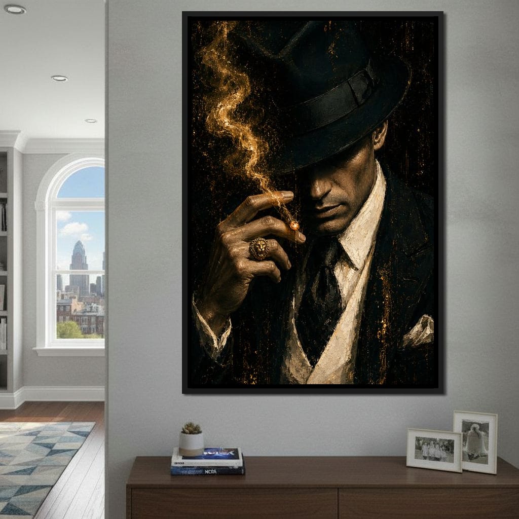 Legacy of the Gilded Shadow Canvas Wall Art