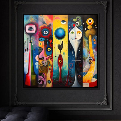 Whimsical Metamorphosis Canvas Wall Art