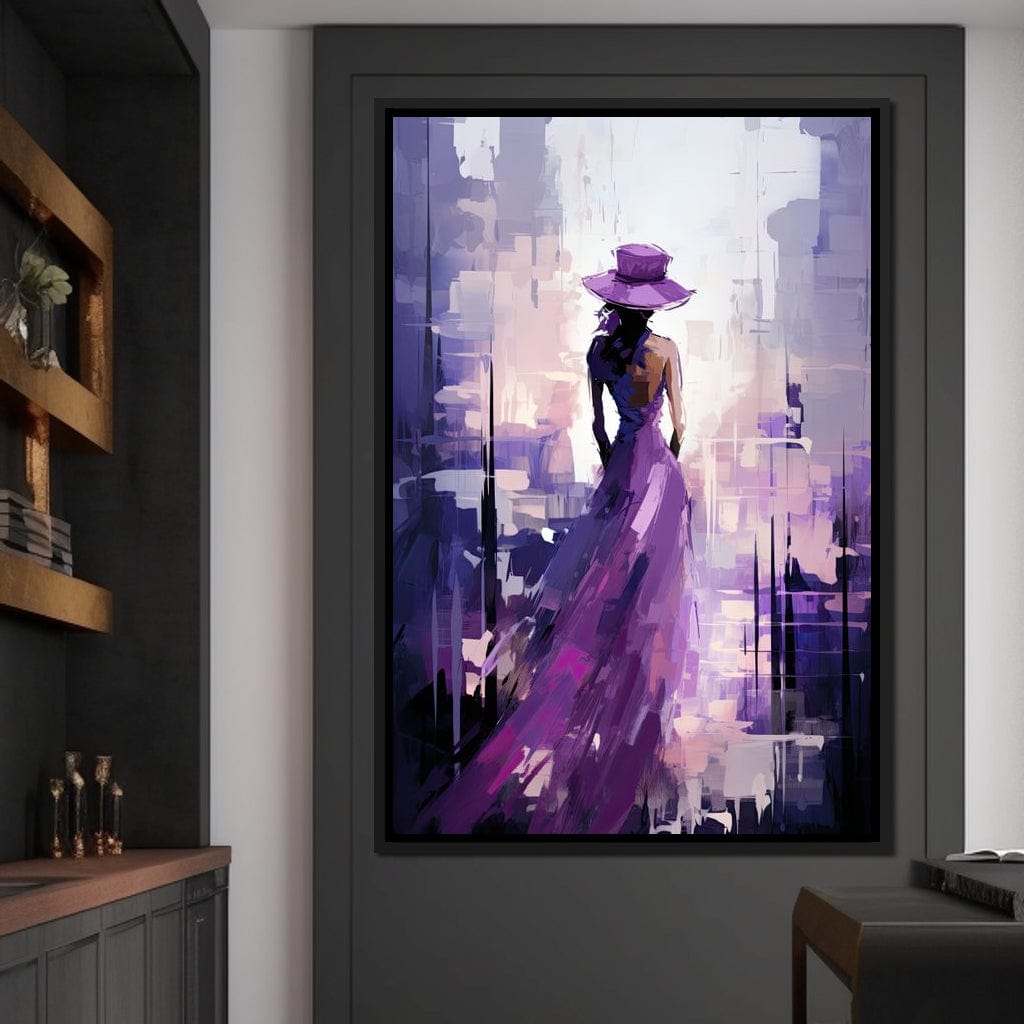Amethyst Twilight Mystique Canvas Wall Art