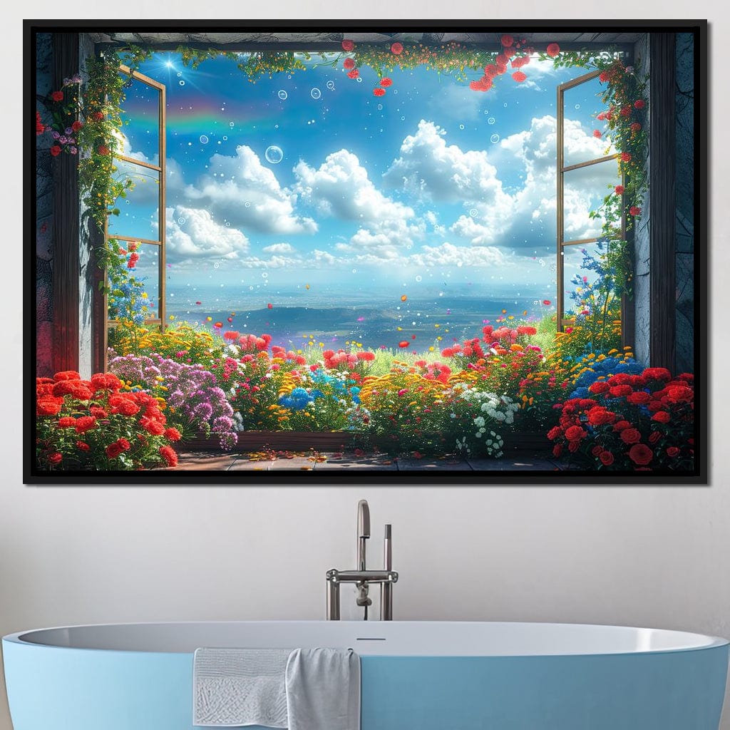 Blossom Breeze Panorama Canvas Wall Art