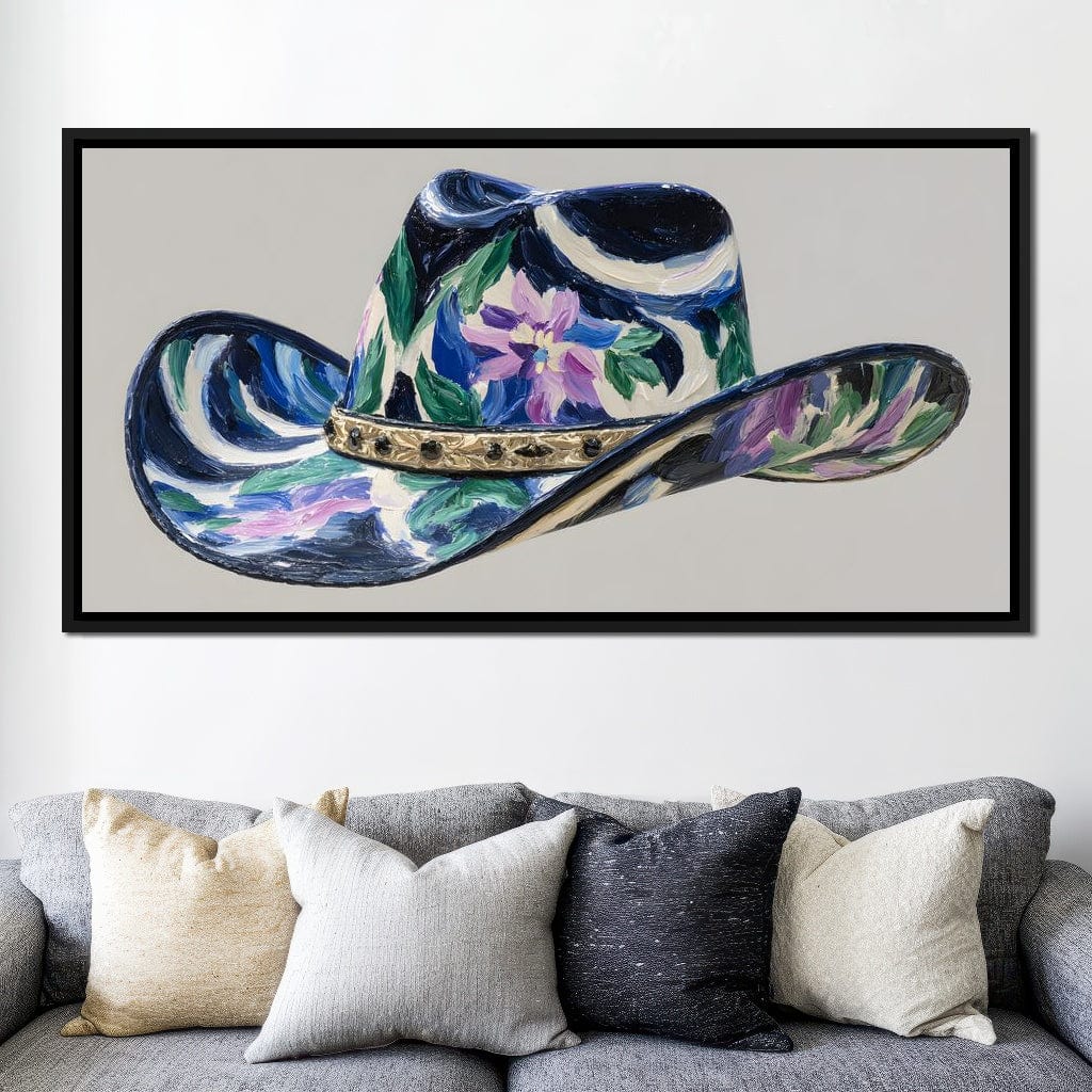 Floral Western Dreamscape Canvas Wall Art