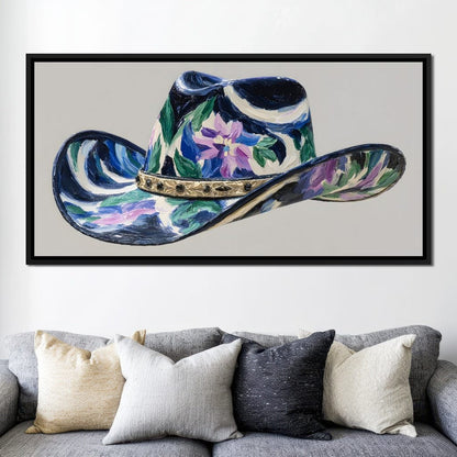 Floral Western Dreamscape Canvas Wall Art