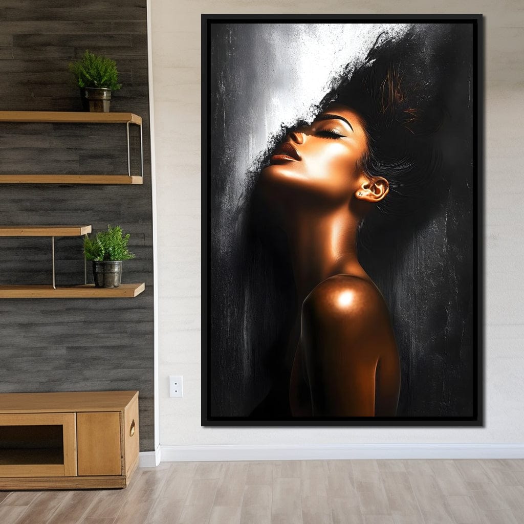 Radiant Reflection of Night Canvas Wall Art