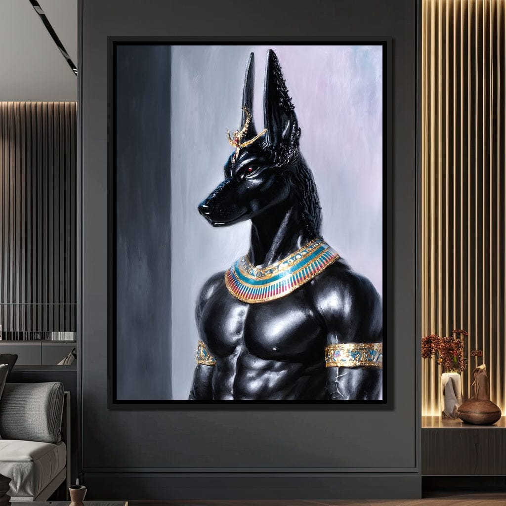 Anubis Guardian of the Pharaoh Canvas Wall Art