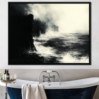 Black Shores Canvas Wall Art