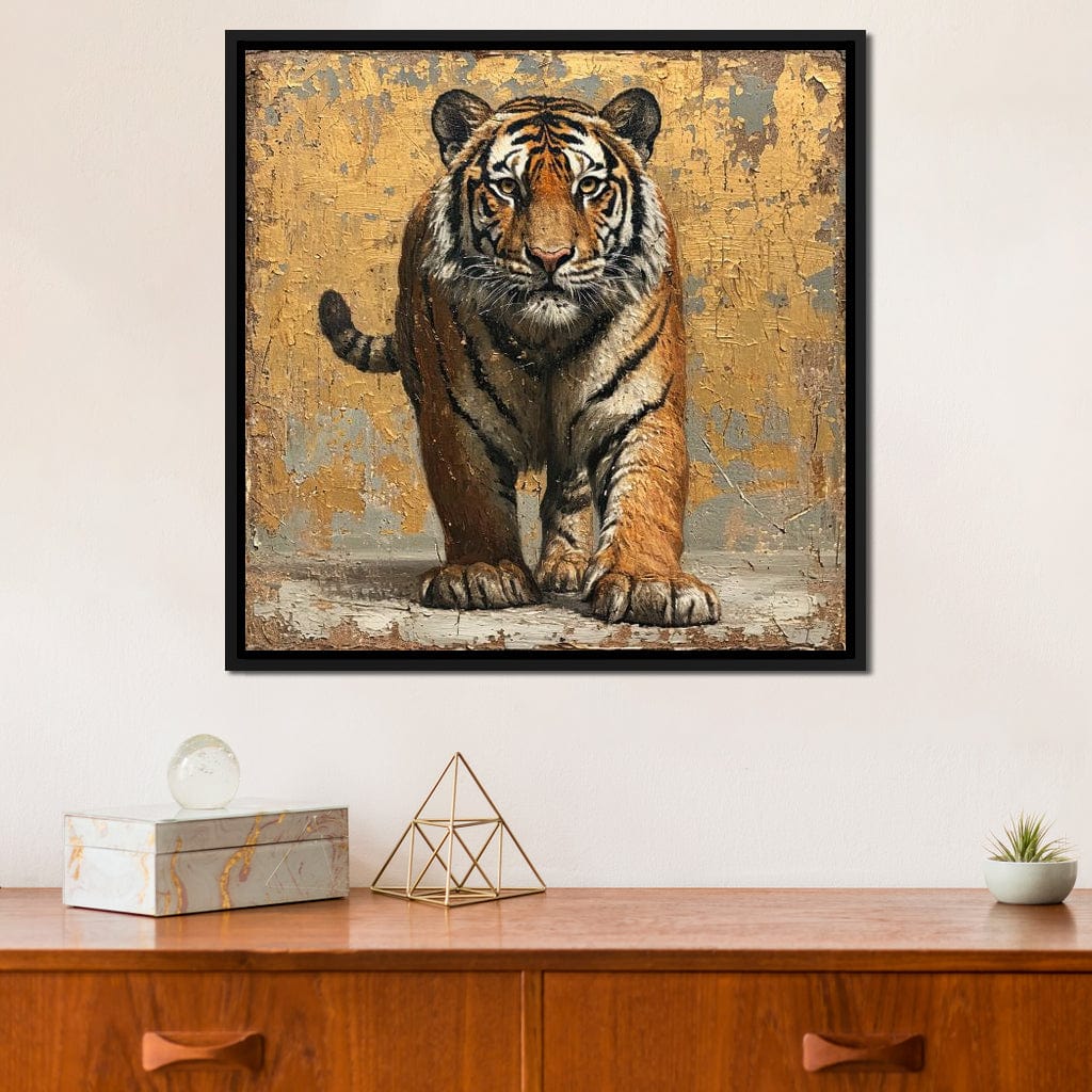 Tiger Sovereign Gaze Canvas Wall Art