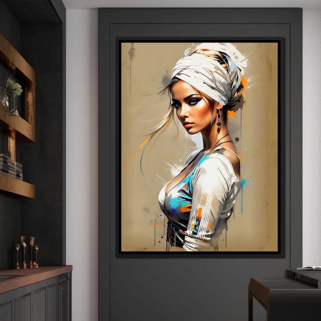 Female Portrait 256 Canvas Wall Art