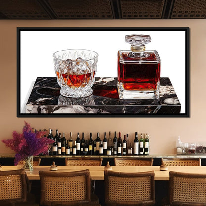 Refined Spirits Elegance Canvas Wall Art