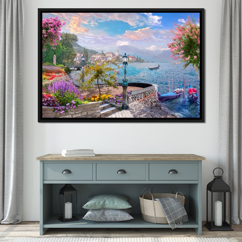 Garden Pier Canvas Wall Art