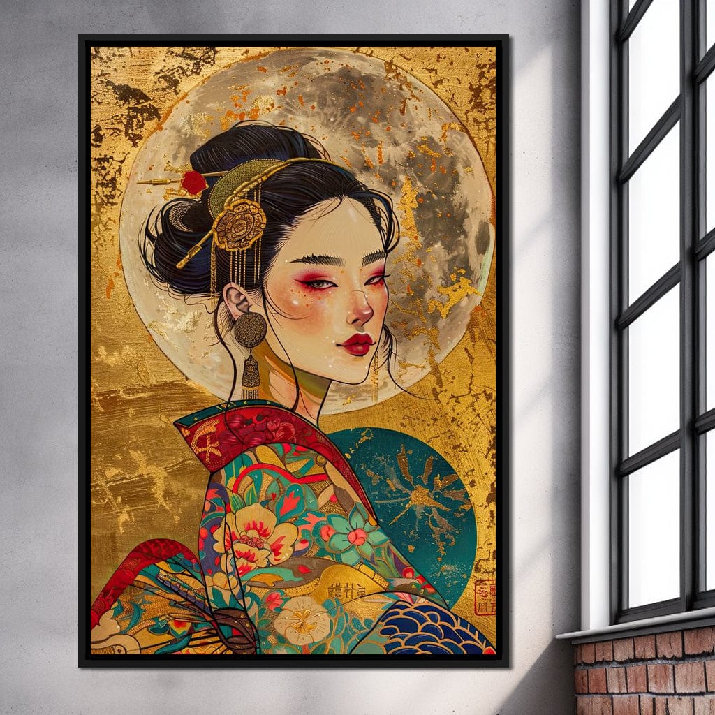 Celestial Empress Radiance Canvas Wall Art