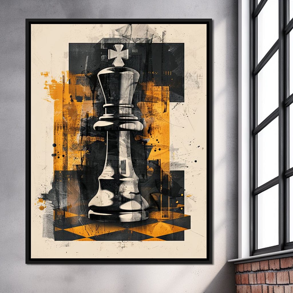 King of Abstract Warfare Canvas Wall Art