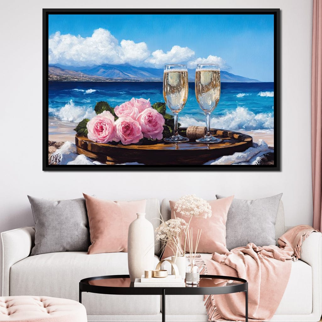 Oceanfront Celebration Bliss Canvas Wall Art