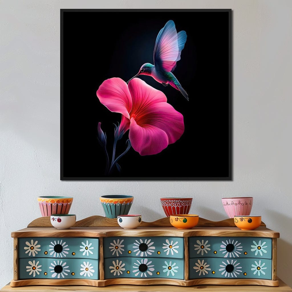 Whispers of the Hummingbird Canvas Wall Art