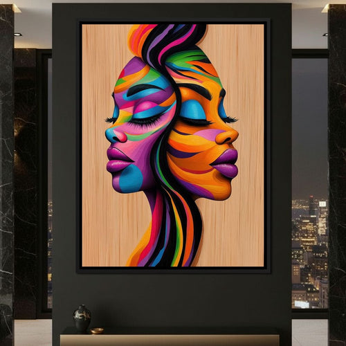 Soul Sisters in Color Canvas Wall Art