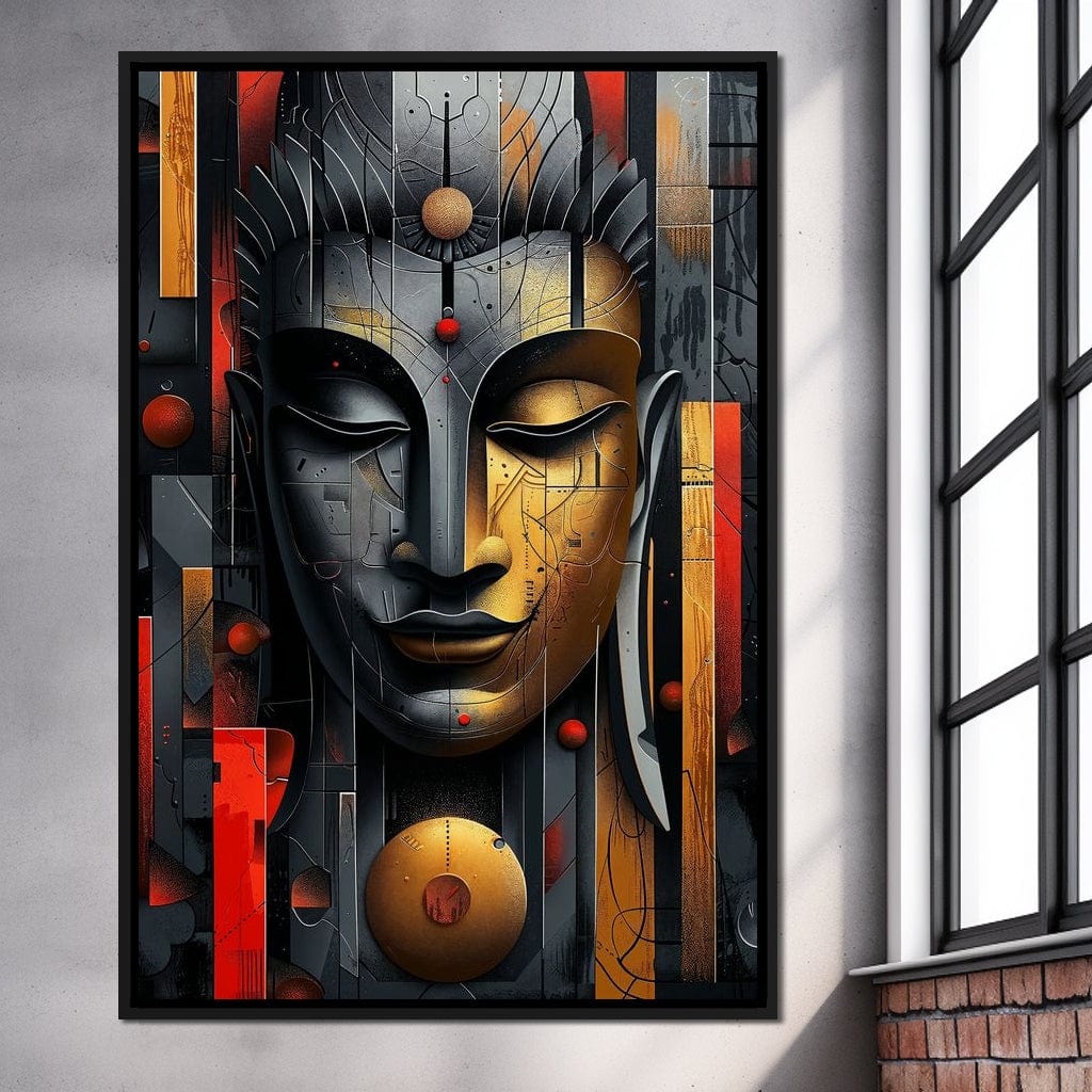 Radiant Geometric Balance Canvas Wall Art