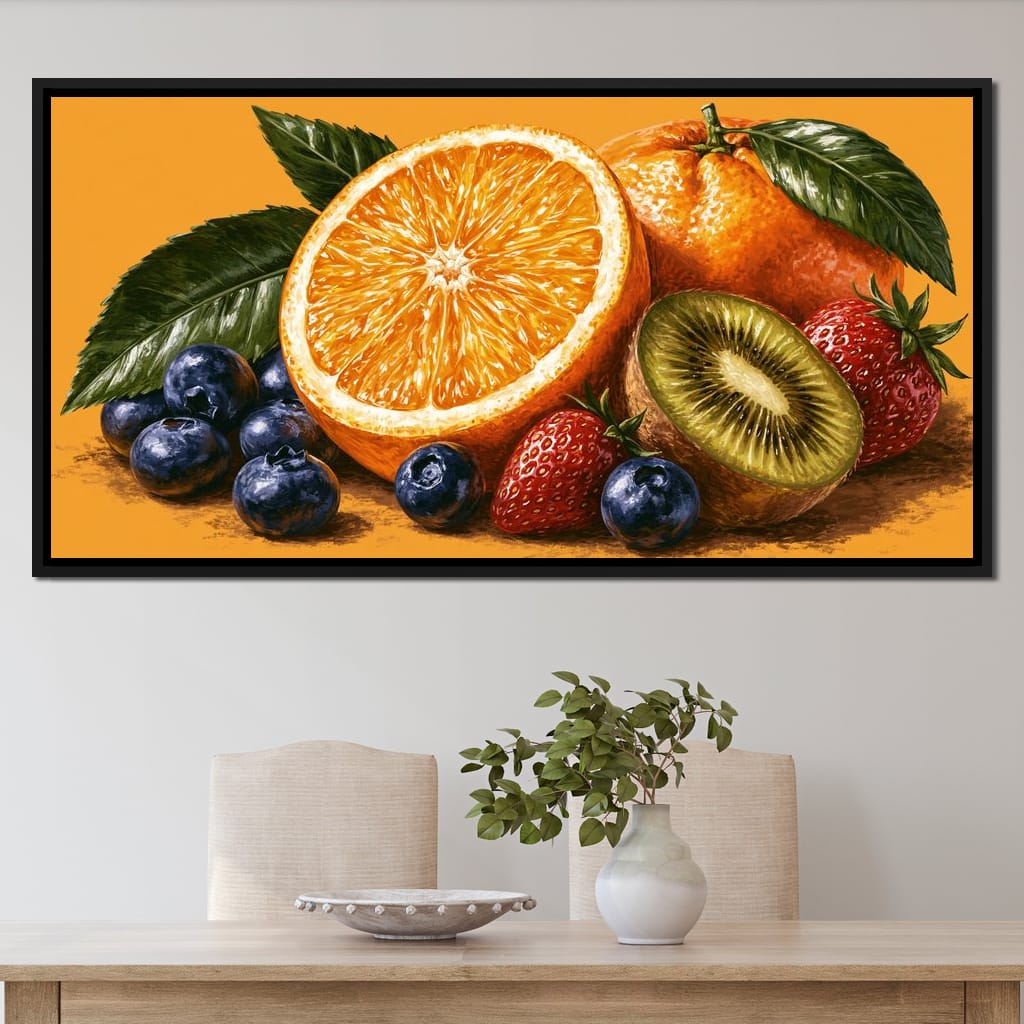 Harvest Of The Ripe Orchard Canvas Wall Art