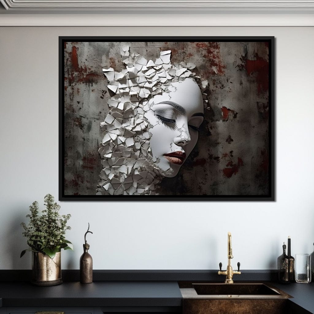 Shattered Mirage Canvas Wall Art