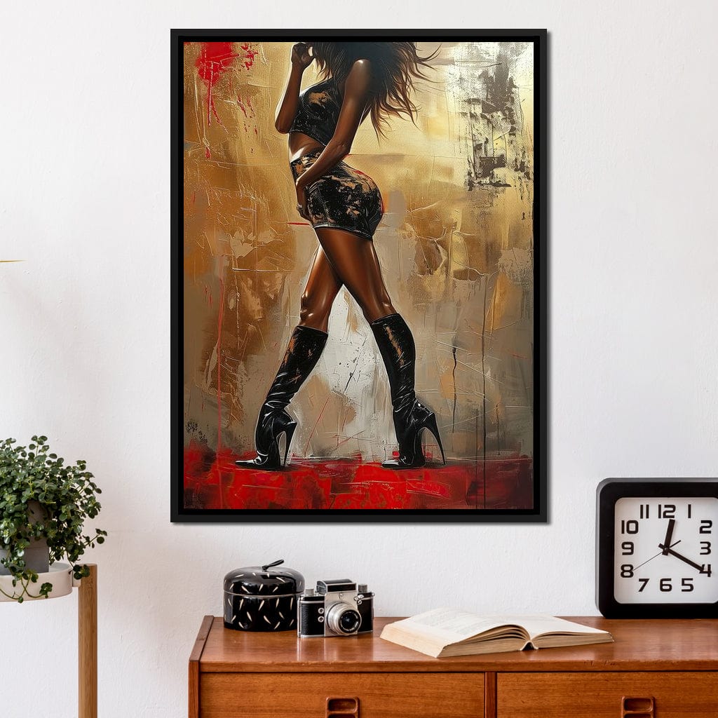 Alluring Legs In Motion Canvas Wall Art