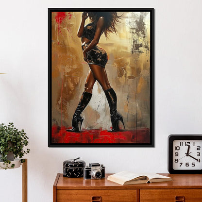 Alluring Legs In Motion Canvas Wall Art