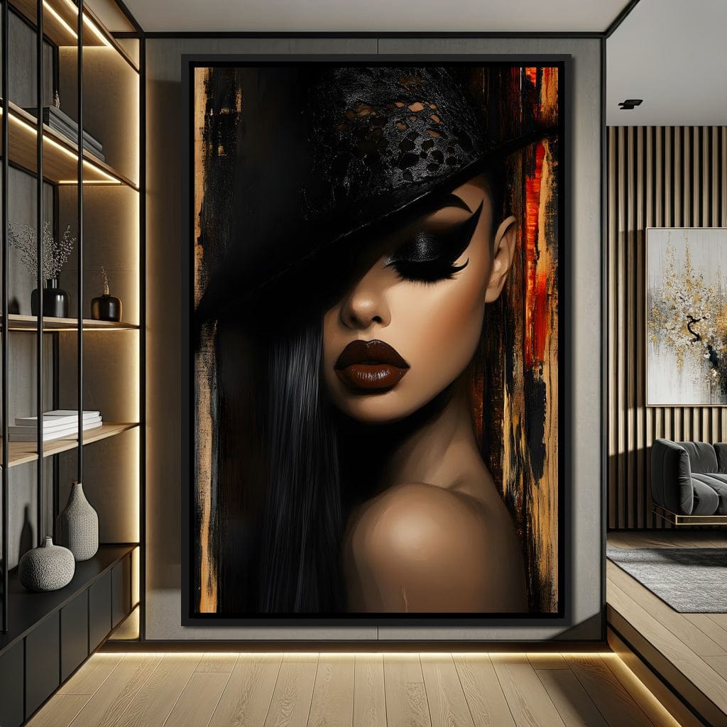 Mystery Elegance Enigma Canvas Wall Art