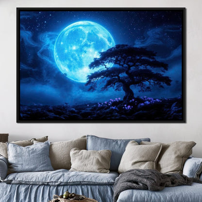 Nocturne in Indigo Canvas Wall Art