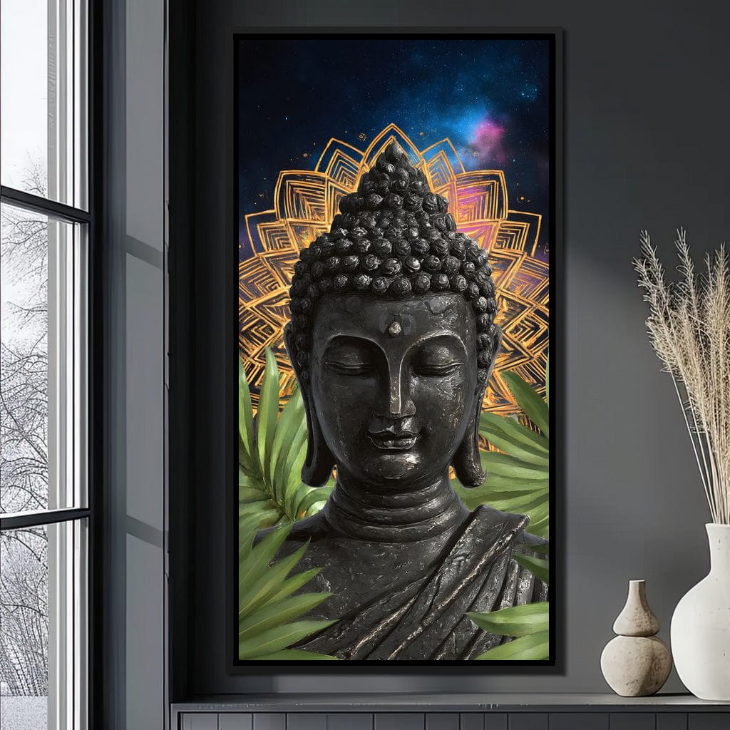 Tranquil Buddha Nightfall Canvas Wall Art