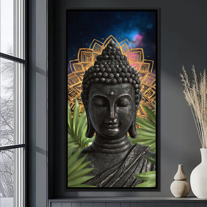Tranquil Buddha Nightfall Canvas Wall Art