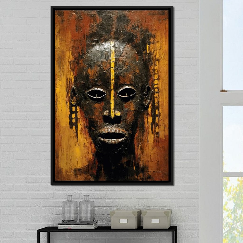 Tribal Mask 16 Canvas Wall Art