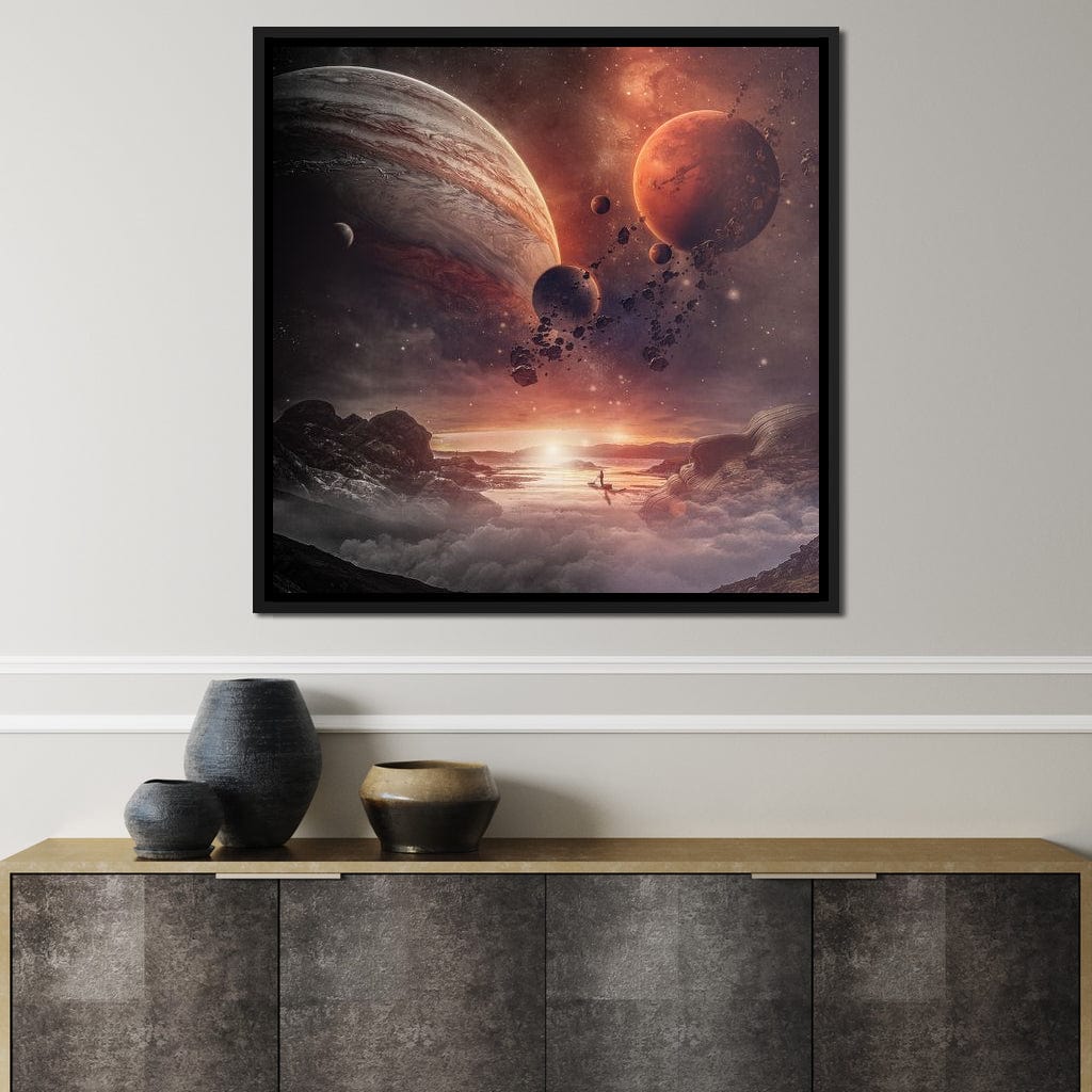Surreal Space Canvas Wall Art