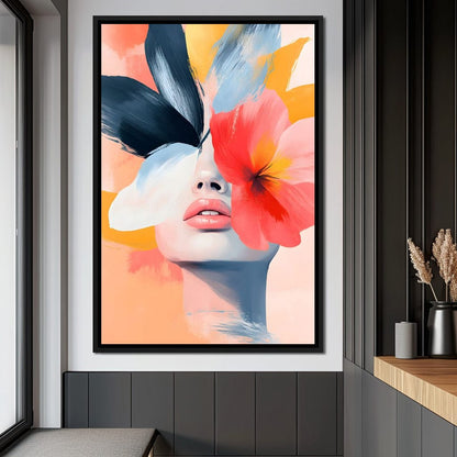 Petals of Enchantment Canvas Wall Art