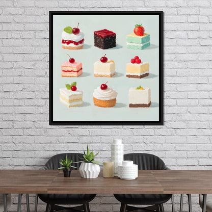 Sweet Slice Delight Tableau Canvas Wall Art