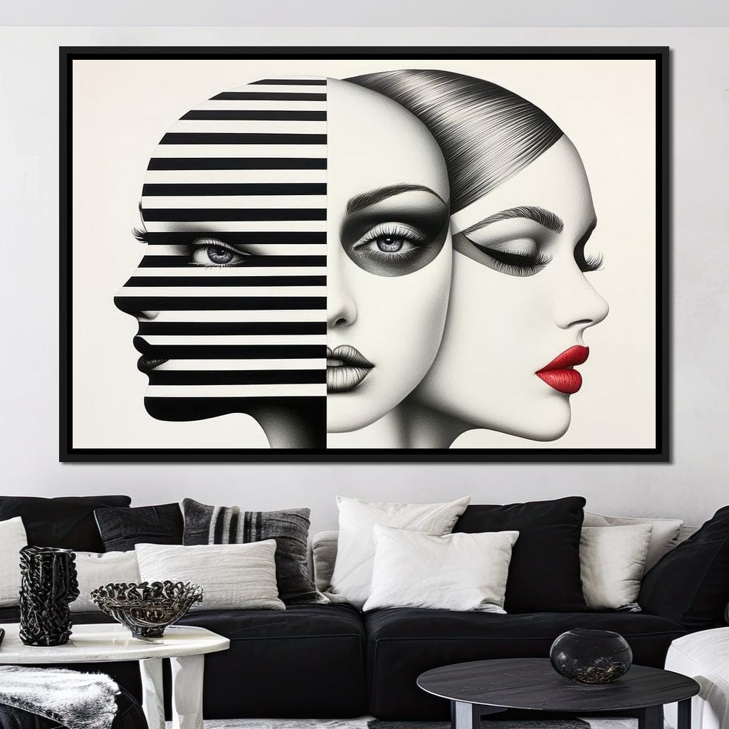 Fragments of Elegance Canvas Wall Art
