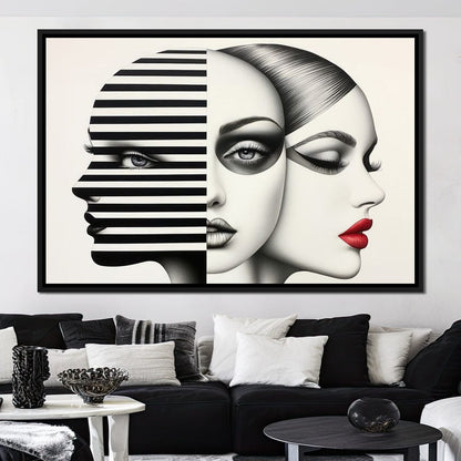Fragments of Elegance Canvas Wall Art