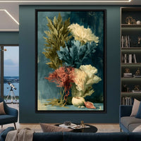 Tides of Forgotten Flora Canvas Wall Art