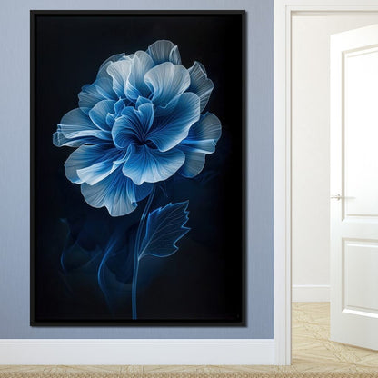Blue Dream Blossom Canvas Wall Art