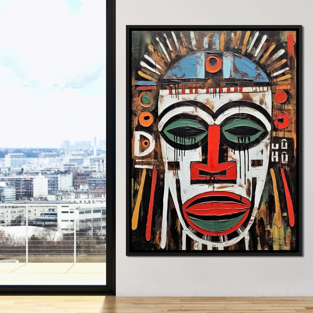 Tribal Mask 17 Canvas Wall Art