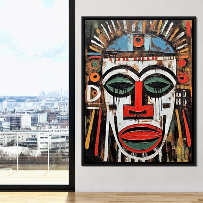 Tribal Mask 17 Canvas Wall Art
